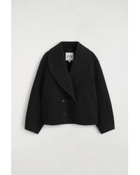 COS - Oversized Double-Faced Wool Jacket - Lyst