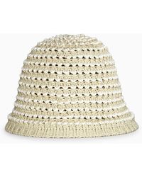 COS Crochet Bucket Hat - Natural