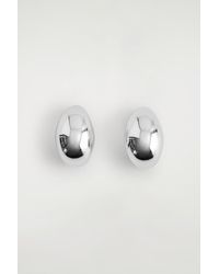 COS - Curved Domed Earrings - Lyst