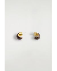 COS - Mini Half-Hoop Earrings - Lyst