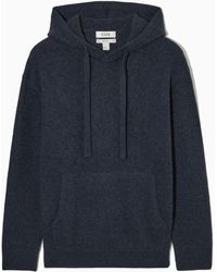 COS - Relaxed-fit Pure Cashmere Hoodie - Lyst