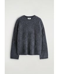 COS - Brushed-Cashmere Crew-Neck Sweater - Lyst