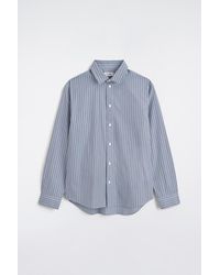 COS - Relaxed Striped Cotton Shirt - Lyst