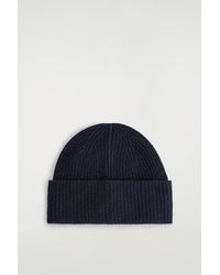COS - Wool-Cashmere Beanie - Lyst