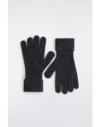 COS - Ribbed Cashmere Gloves - Lyst