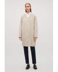 cos boucle coat