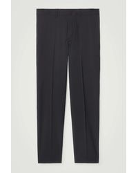 COS - Wool Straight-leg Trousers - Lyst