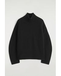 COS - Cashmere Funnel-Neck Sweater - Lyst