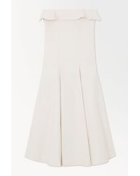 COS - The A-line Bustier Dress - Lyst