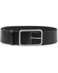 COS - Wide Leather Hip Belt - Lyst
