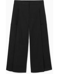 COS - Elasticated Pleated Culottes - Lyst