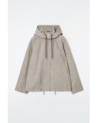 COS - Utility-Jacke Aus Wolle Mit Kapuze - Lyst