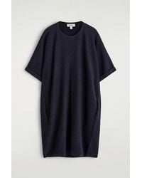 COS - Sculpted Merino Wool Mini Dress - Lyst