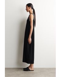 open lace back dress Long asymmetrical pleated mint dress