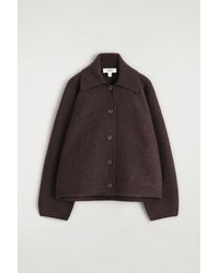 COS - Sculpted Merino Wool Jacket - Lyst