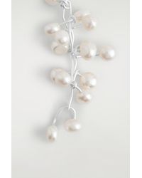 COS - Mismatched Cascading Freshwater Pearl Earrings - Lyst