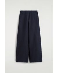 COS - Linen Wide-Leg Trousers - Lyst
