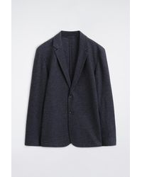 COS - Unstructured Melange Jersey Blazer - Lyst