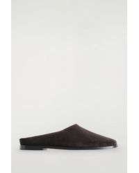 COS - Classic Suede Mules - Lyst