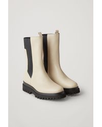 cos sculptural boots