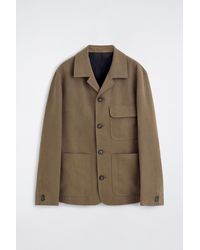 COS - Unstructured Linen Blazer - Lyst
