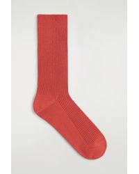 COS - Ribbed Socks - Lyst