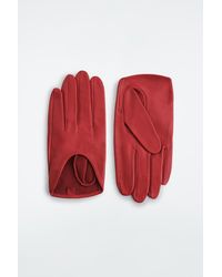 COS - Leather Driving Gloves - Lyst