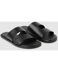 cos leather slides