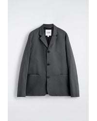COS - Unstructured Slim Cotton Blazer - Lyst