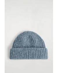 COS - Alpaca-Blend Fisherman Beanie - Lyst