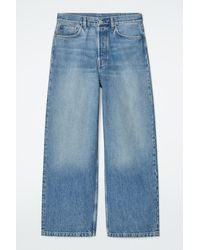 COS Volume Jeans - Wide in Blue | Lyst