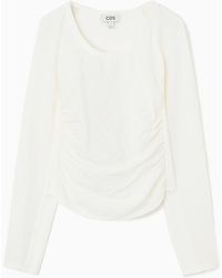 COS - Silk-paneled - Lyst