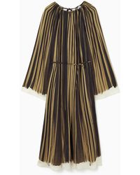 COS - Trompe-l'ail Belted Shirt Dress - Lyst