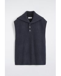 COS - Buttoned Pure Cashmere Funnel-Neck Vest - Lyst