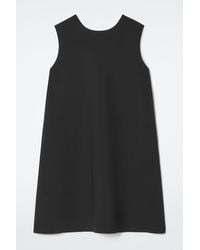 COS - A-linien-minikleid Aus Scuba - Lyst