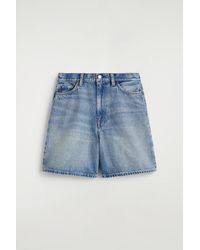 COS - High-rise Denim Shorts - Lyst