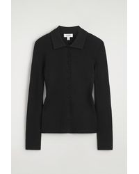 COS - Seamless Merino Wool Shirt - Lyst