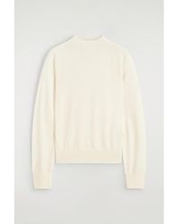 COS - Merino Wool Funnel-Neck Sweater - Lyst