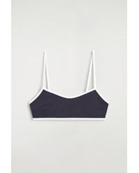 COS - Contrast-Trimmed Scoop-Neck Bikini Top - Lyst