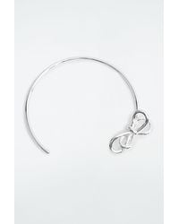 COS - Knotted Bow Choker - Lyst