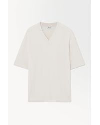 COS - The Knitted Silk T-shirt - Lyst