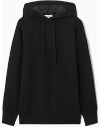 COS - Double-faced Knitted Hoodie - Lyst