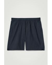 COS - Pima Cotton Elasticated Shorts - Lyst