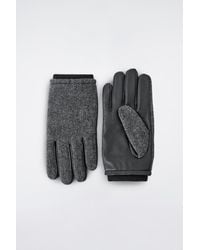 COS - Topstitched Cashmere-Lined Leather Gloves - Lyst