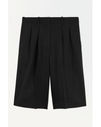 COS - The Pleated Tailored Shorts - Lyst