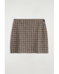 COS - Merino Wool Mini Skirt - Lyst
