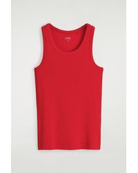 COS - Ribbed Tank Top - Lyst