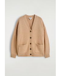 COS - Oversized Merino Wool Cardigan - Lyst