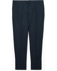 COS - Tapered Linen Tailored Pants - Lyst