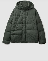 COS Redown Hooded Puffer Jacket - Green